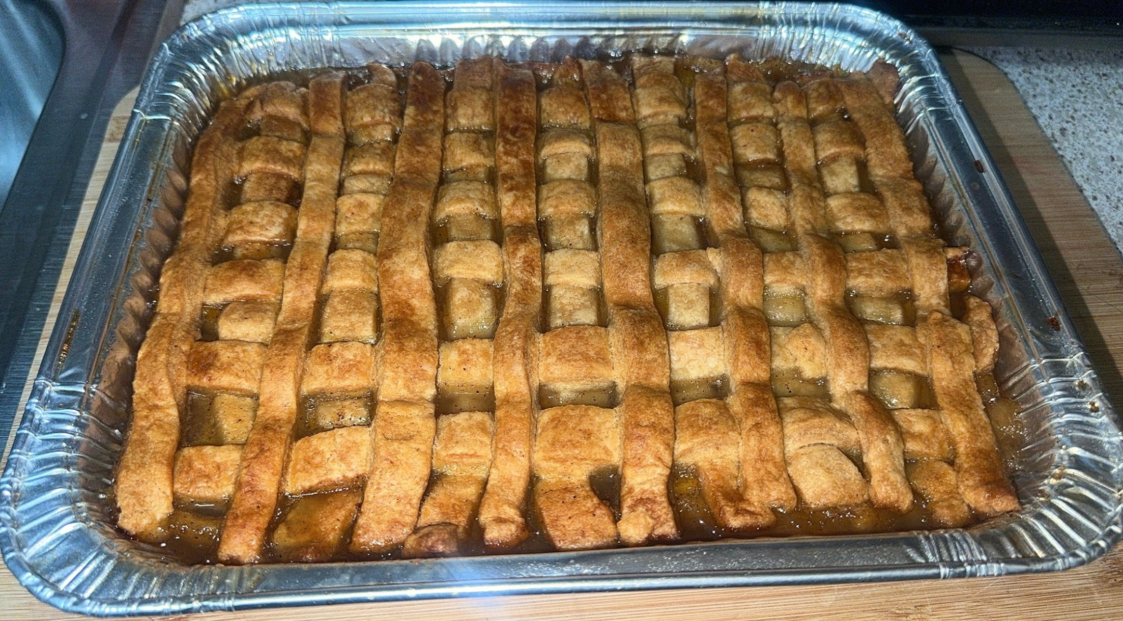 Double Crust Peach Cobbler