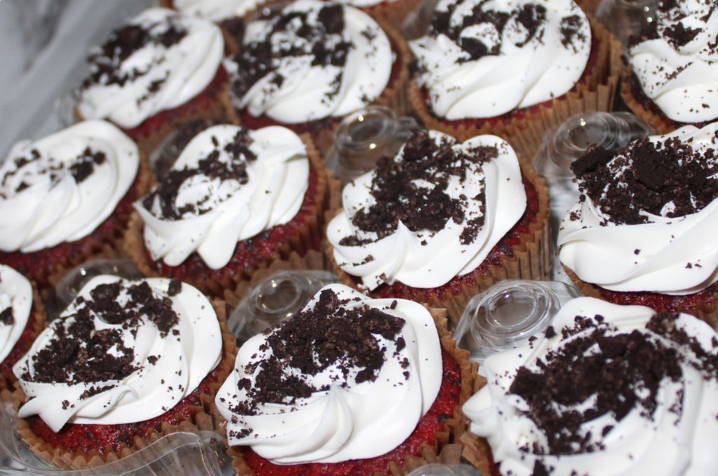 Red Velvet Oreo Cupcakes